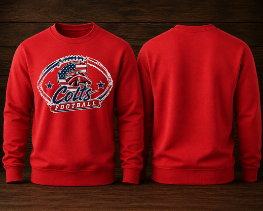 Colts Football Crew Neck Sweatshirt Alternate 2