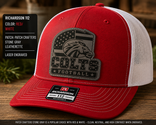 Richardson 112 Hat Classic Colts Red and White
