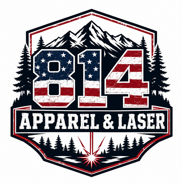 814 Apparel and Laser 