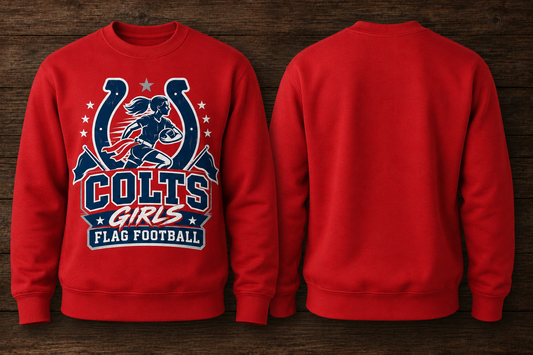 Girls Flag Primary Crew Neck