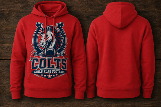 Girls Flag Secondary Hoodie