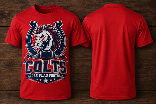 Girls Flag Secondary Tee